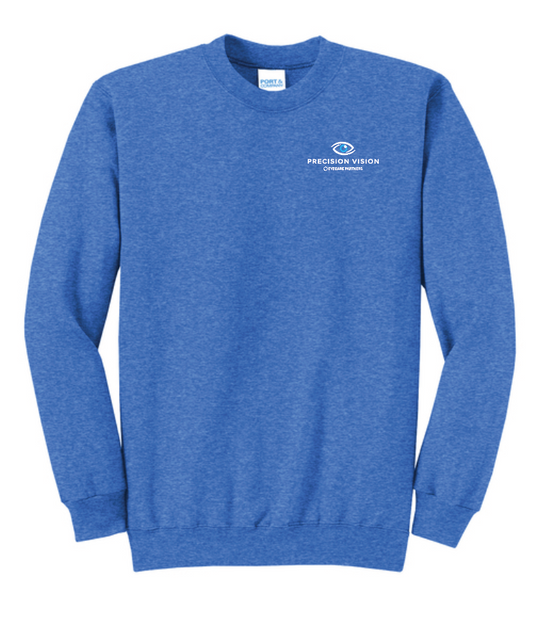 Precision Vision "Logo" Design Crewneck Sweatshirt (htr royal)