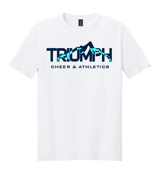Triumph Cheer "Logo" Design S/S T-shirt (white)
