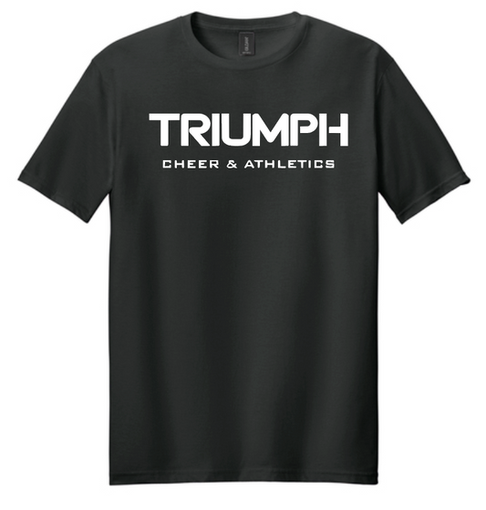 Triumph Cheer "Basic Block" Design S/S T-shirt (black)