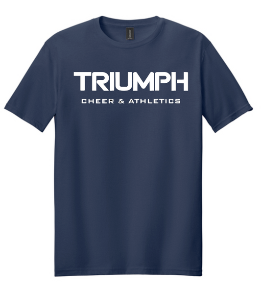 Triumph Cheer "Basic Block" Design S/S T-shirt (navy)