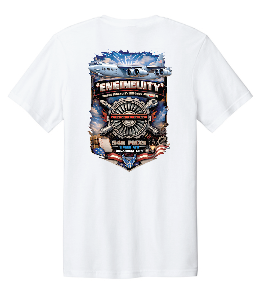 546 PMXS Tinker S/S V-neck T-shirt (white)