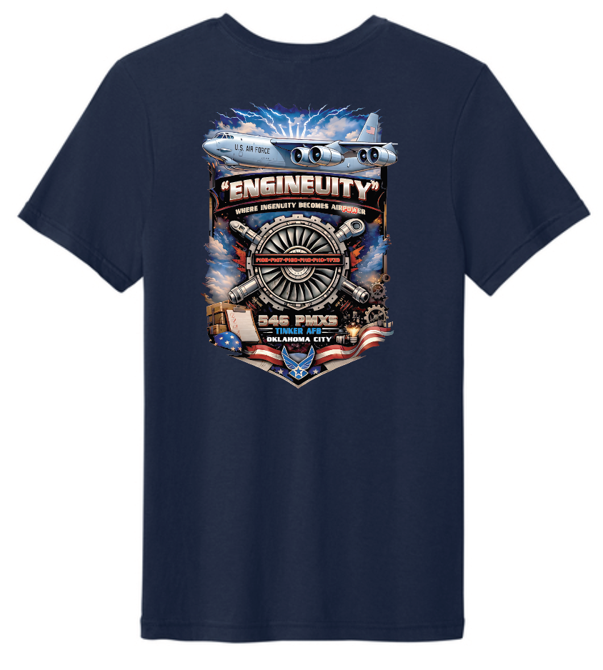 546 PMXS Tinker S/S V-neck T-shirt (navy)
