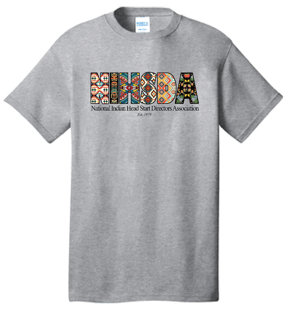 NIHSDA "Beaded Letters" Design S/S T-shirt (heather)