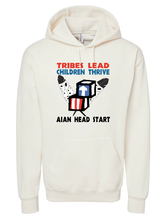 NIHSDA "Tribes Lead" Design Hooded Sweatshirt (sw cr htr)
