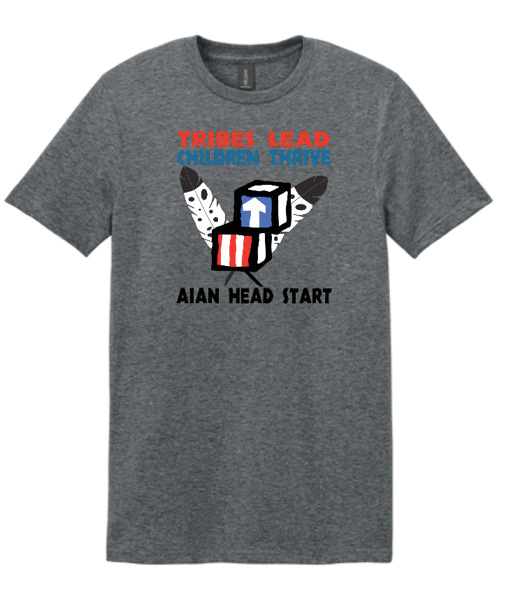 NIHSDA "Tribes Lead" Design S/S T-shirt (drk htr)