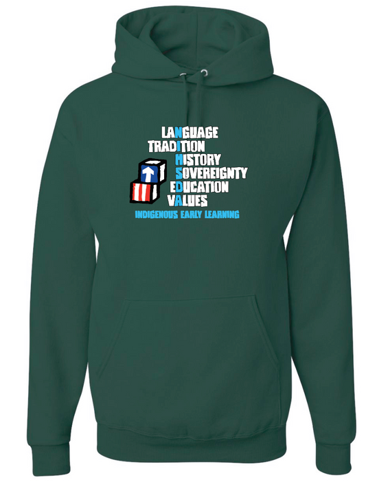 NIHSDA "NIHSDA" Design Hooded Sweatshirt (forest)
