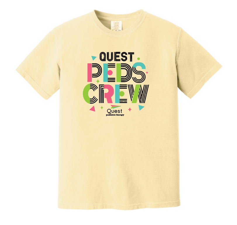 Quest "Peds Crew" Design S/S Comfort Colors T-shirt