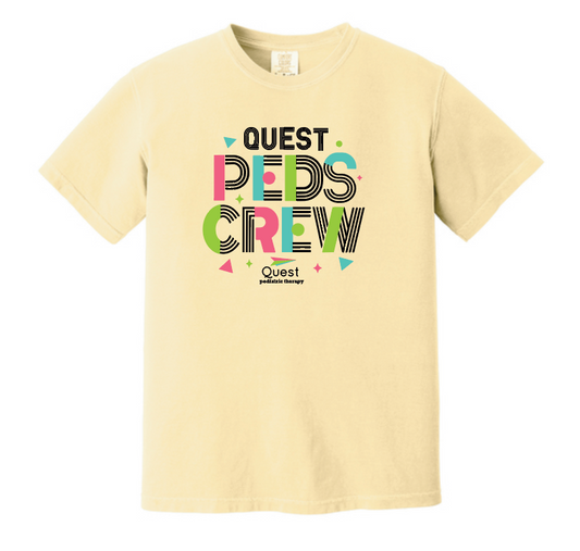 Quest "Peds Crew" Design S/S Comfort Colors T-shirt