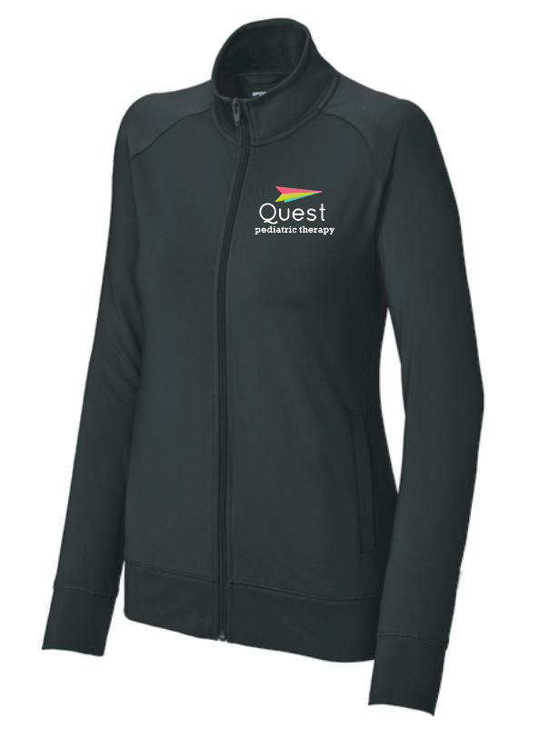 Quest "Logo" Design Full-Zip Cadet Jacket