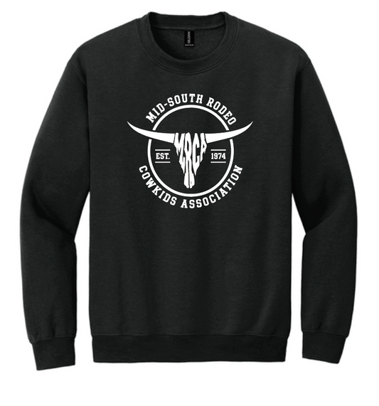 Mid South Rodeo Crewneck Sweatshirt (black)