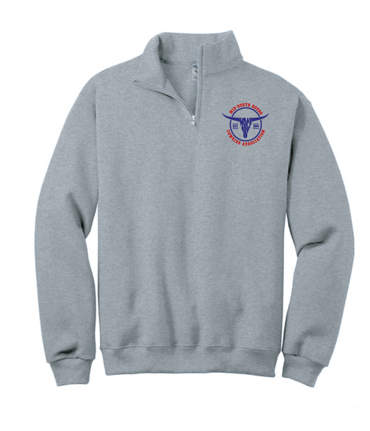 Mid South Rodeo 1/4 Zip Sweatshirt (heather)