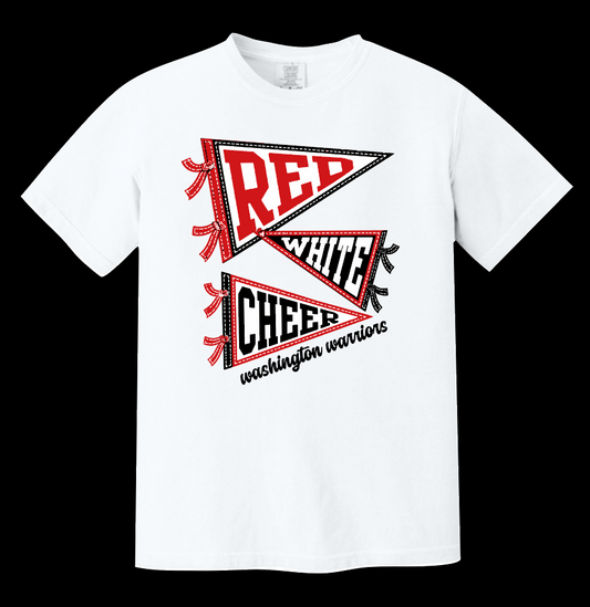 Washington Cheer "Clinic" Design S/S T-shirt