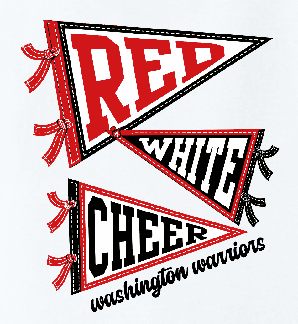 Washington Cheer "Clinic" Design Uni-sex Tank