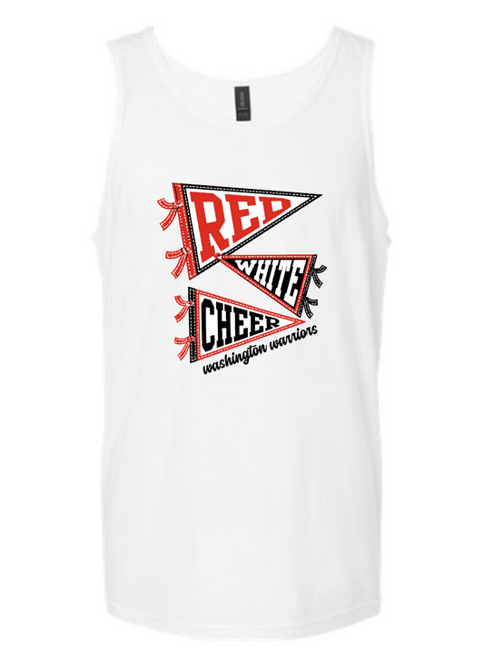Washington Cheer "Clinic" Design Uni-sex Tank