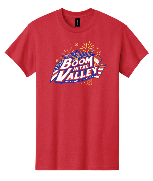 Pauls Valley "4th of July" Design S/S T-shirt (red)