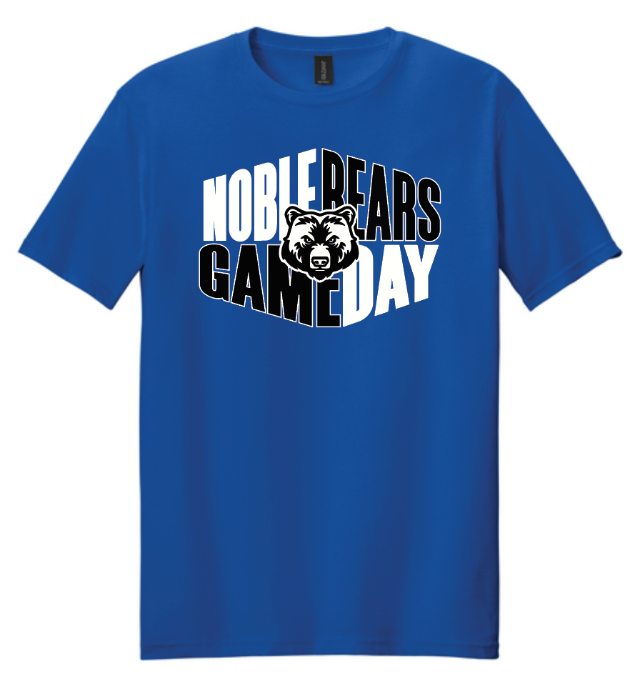 Noble Cheer Game Day "Bear" Design Softstyle S/S T-shirt