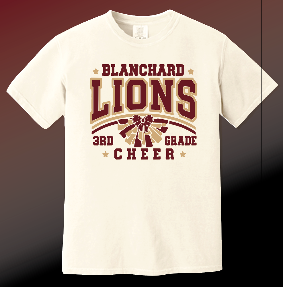 Washington 3rd Grade Cheer Comfort Colors S/S T-shirt