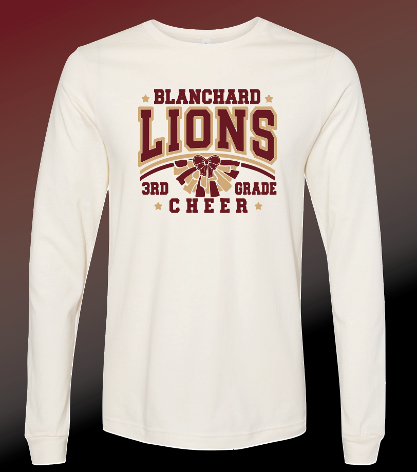Washington 3rd Grade Cheer BellaCanvas L/S T-shirt
