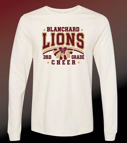 Washington 3rd Grade Cheer BellaCanvas L/S T-shirt