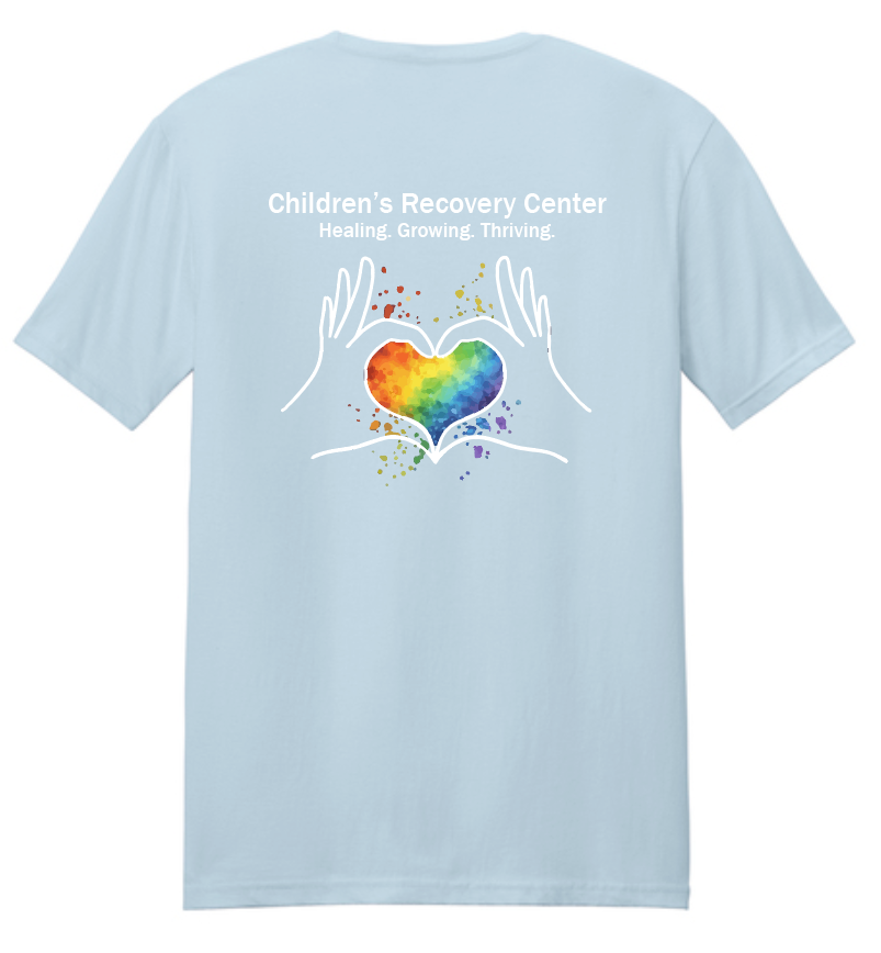 COCMHC "Children's Recovery Center" Design S/S T-shirt (lt blue)