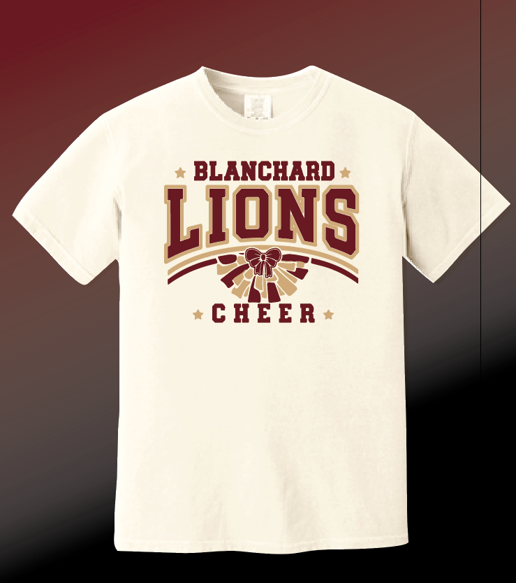 Blanchard 3rd Grade Cheer Comfort Colors S/S T-shirt (no sponsors)