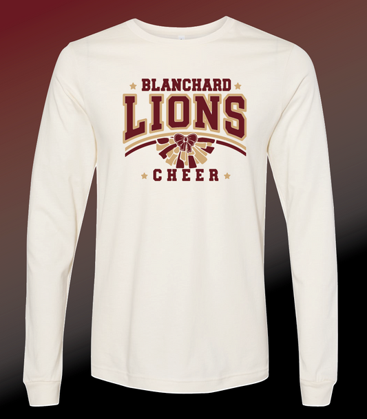 Blanchard 3rd Grade Cheer BellaCanvas L/S T-shirt (no sponsors)
