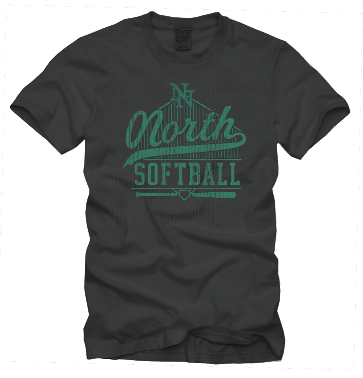Norman North Softball "Softball" S/S Comfort Colors T-shirt (black)