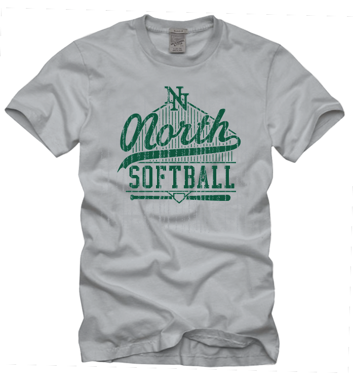 Norman North Softball "Softball" S/S Comfort Colors T-shirt (granite)