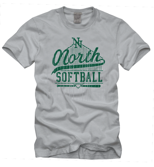 Norman North Softball "Softball" S/S Comfort Colors T-shirt (granite)