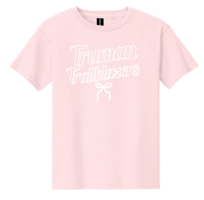 Truman "Bow" Design Gildan S/S T-shirt (pink)