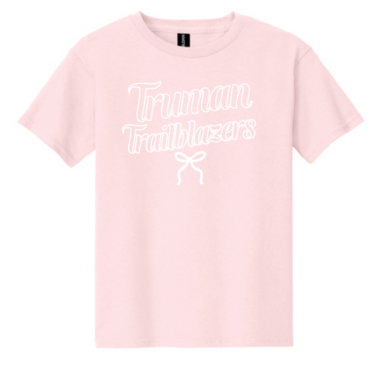 Truman "Bow" Design Gildan S/S T-shirt (pink)