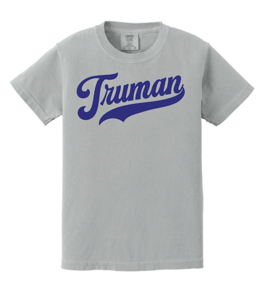 Truman "Vintage Script" Design Comfort Colors S/S T-shirt (granite)