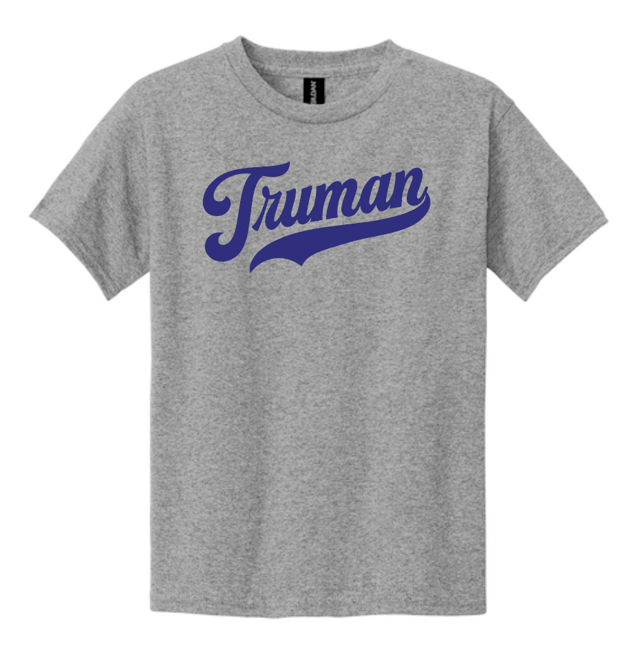 Truman "Vintage Script" Design Gildan S/S T-shirt (heather)