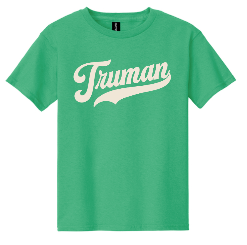 Truman "Vintage Script" Design Gildan S/S T-shirt (green)