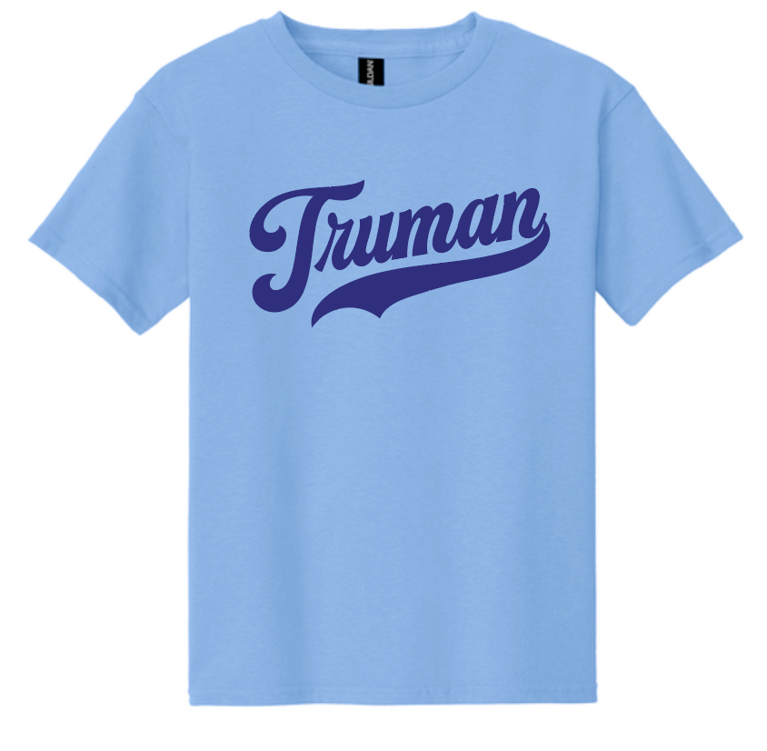 Truman "Vintage Script" Design Gildan S/S T-shirt (blue)
