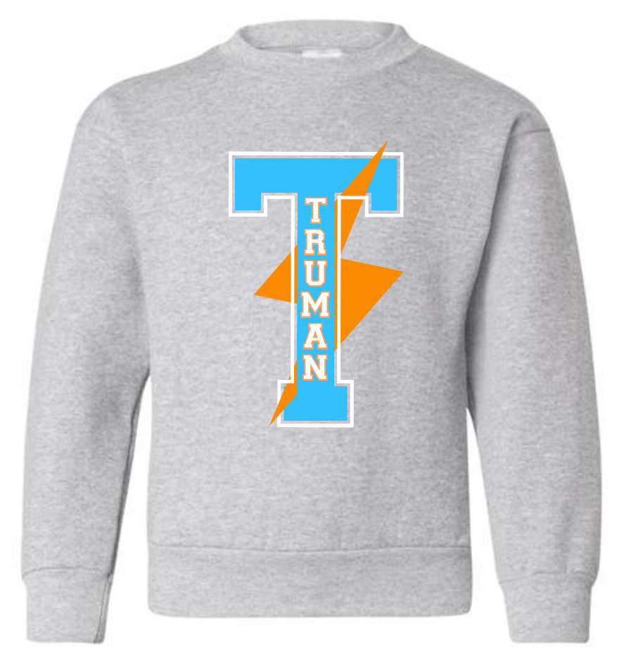 Truman "Bolt" Design Gildan Crewneck Sweatshirt