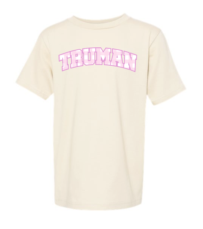 Truman "Gingham" Design Gildan S/S T-shirt (natural)