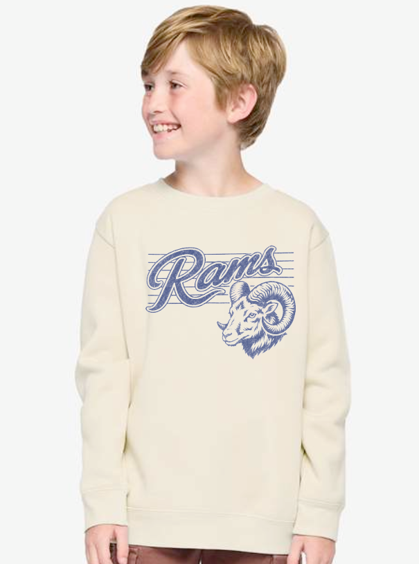 VFS "Vintage Mascot" Design Crewneck Sweatshirt (youth)