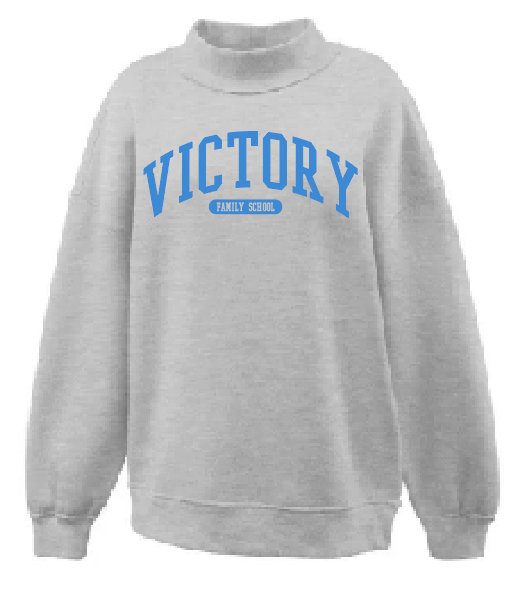 VFS "Victory" Design Mockneck Sweatshirt (inside out print)