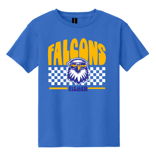 Fisher "Checkerboard" Design Gildan S/S T-shirt