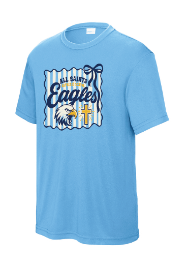 ASCS "Bow" Design Moisture Wicking S/S T-shirt
