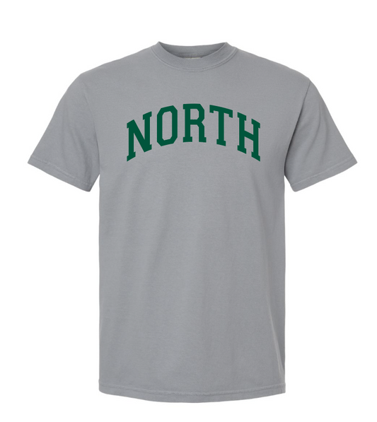 Norman North Softball "North" Design S/S Comfort Colors T-shirt (granite)