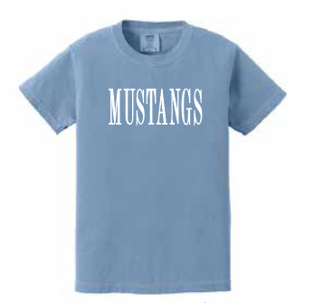 Monroe "Mustangs" Design Comfort Colors S/S T-shirt