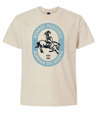 Monroe "Bronco" Design Gildan S/S T-shirt (youth)