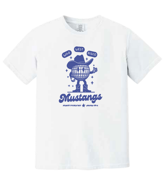 Monroe "Disco" Design Comfort Colors S/S T-shirt (adult/youth) (white)