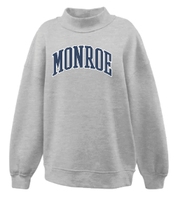 Monroe "Classic" Design Mock Neck Sweatshirt (women's)