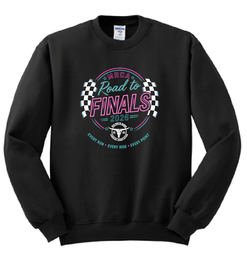 Mid-South Rodeo "Finals" Design Gildan Crewneck Sweatshirt