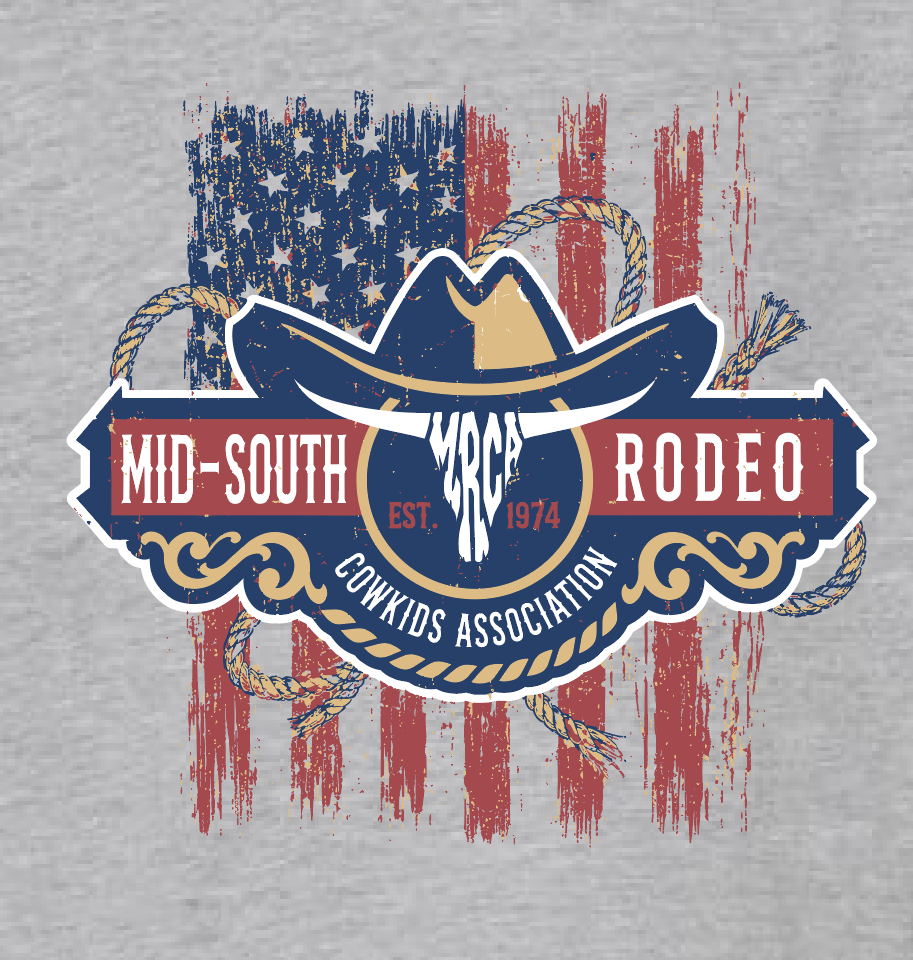 Mid-South Rodeo "Cowboy Hat" Design Softstyle S/S T-shirt
