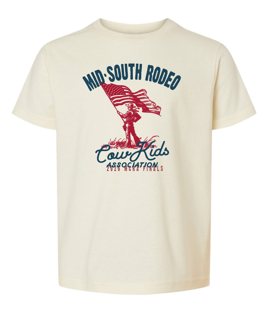 Mid-South Rodeo "Flag" Design Softstyle S/S T-shirt