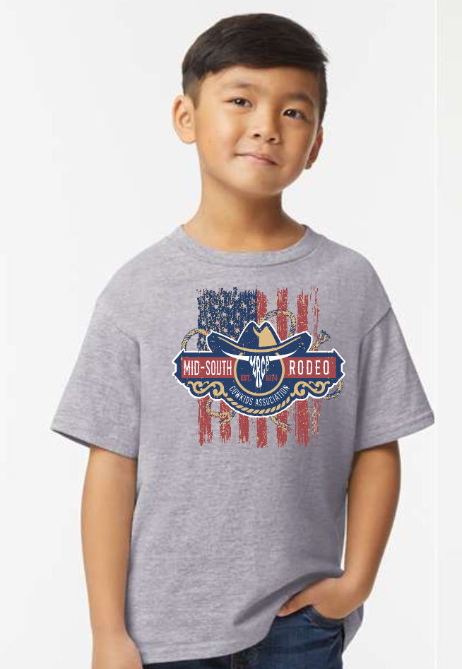 Mid-South Rodeo "Cowboy Hat" Design Softstyle S/S T-shirt